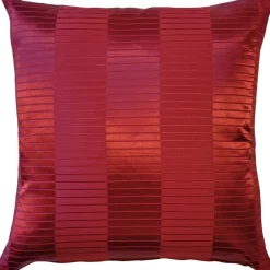 Pinctada Pearl Burgundy Red Throw Pillow 19x19