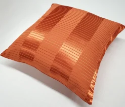 Pinctada Pearl Burnt Orange Throw Pillow 19x19