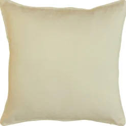 Piped Cotton Camel Velvet 17x17