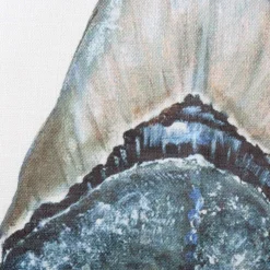 Ponte Vedra Shark's Tooth Throw Pillow 20x20