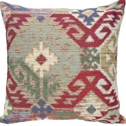 Poso Ikat Jacquard Throw Pillow 20x20