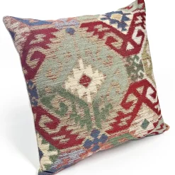 Poso Ikat Jacquard Throw Pillow 20x20