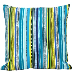 Power Stripe Fiesta Throw Pillow 25x25