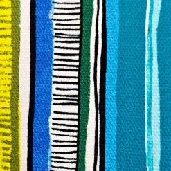 Power Stripe Fiesta Throw Pillow 25x25