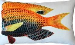 Princess Damselfish Fish Pillow 12x19