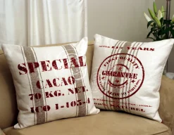 Quality Guarantee Red Print Throw Pillow