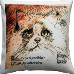 Ragdoll Cat Pillow 17x17