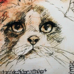 Ragdoll Cat Pillow 17x17