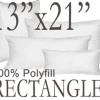 Rectangular 13"x21" Polyfill Pillow Insert