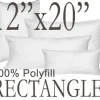Rectangular 12"x20" Polyfill Pillow Insert