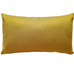 Rio Grande Ochre Gold Throw Pillow 12x20