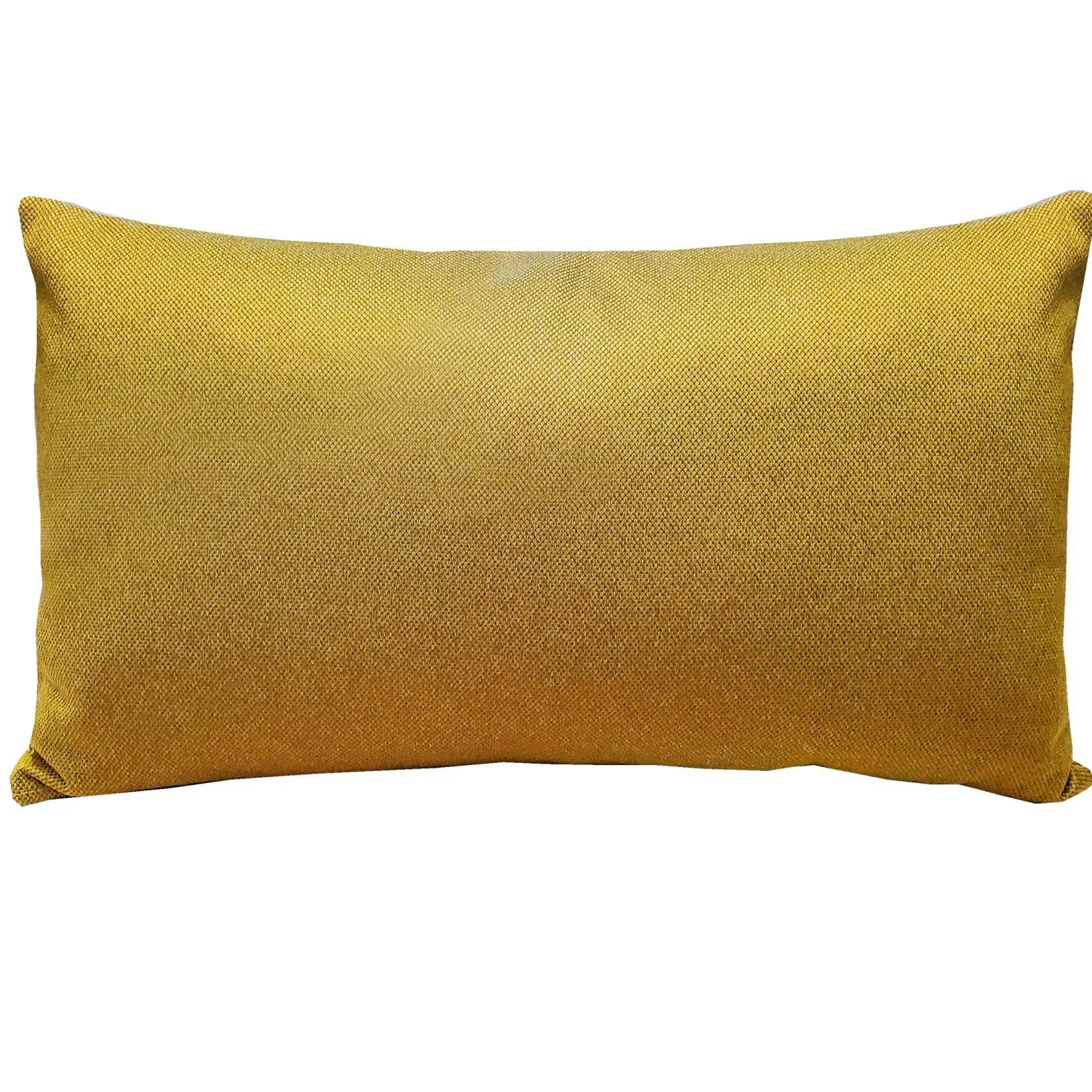 Rio Grande Ochre Gold Throw Pillow 12x20