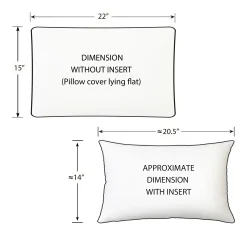 Robert Aluminum Stripe Velvet Pillow 15x22