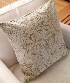 Rochelle Owl Paisley Velvet Pillow 20x20