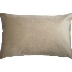 Rochelle Vanilla Paisley Velvet Pillow 12x20