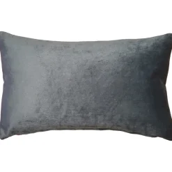 Rockefeller Lava Red Velvet Throw Pillow 12x20