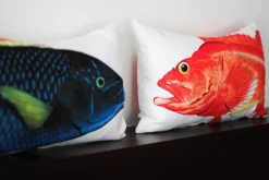 Rockfish Fish Pillow 12x19