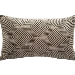 Sahara Taupe Textured Throw Pillow 12x20