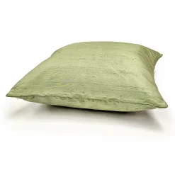 Sankara Laurel Mint Silk Throw Pillow 16x16