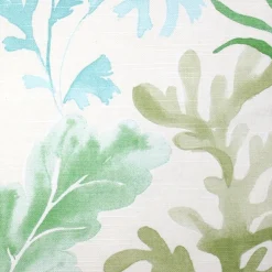 Sea Garden Green Throw Pillow 20X20