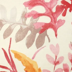Sea Garden Pink Throw Pillow 20X20