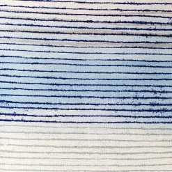Sedona Stripes Blue Throw Pillow 17x17