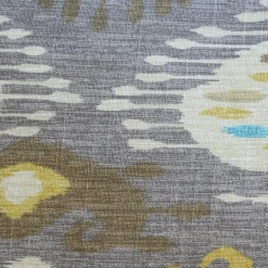 Solo Gray Ikat Throw Pillow 12x20