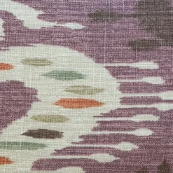 Solo Mulberry Ikat Throw Pillow 12x20