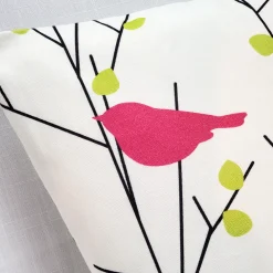 Spring Birds 17x17 Decorative Pillow