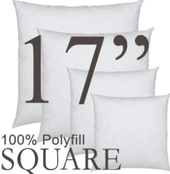 Square 17x17 Polyfill Pillow Insert