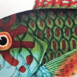 Stareye Parrot Fish Pillow 12x19