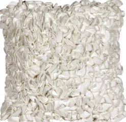 Summer Blossom White 18x18 Throw Pillow