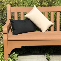 Sunbrella Antique Beige 12x19 Outdoor Pillow