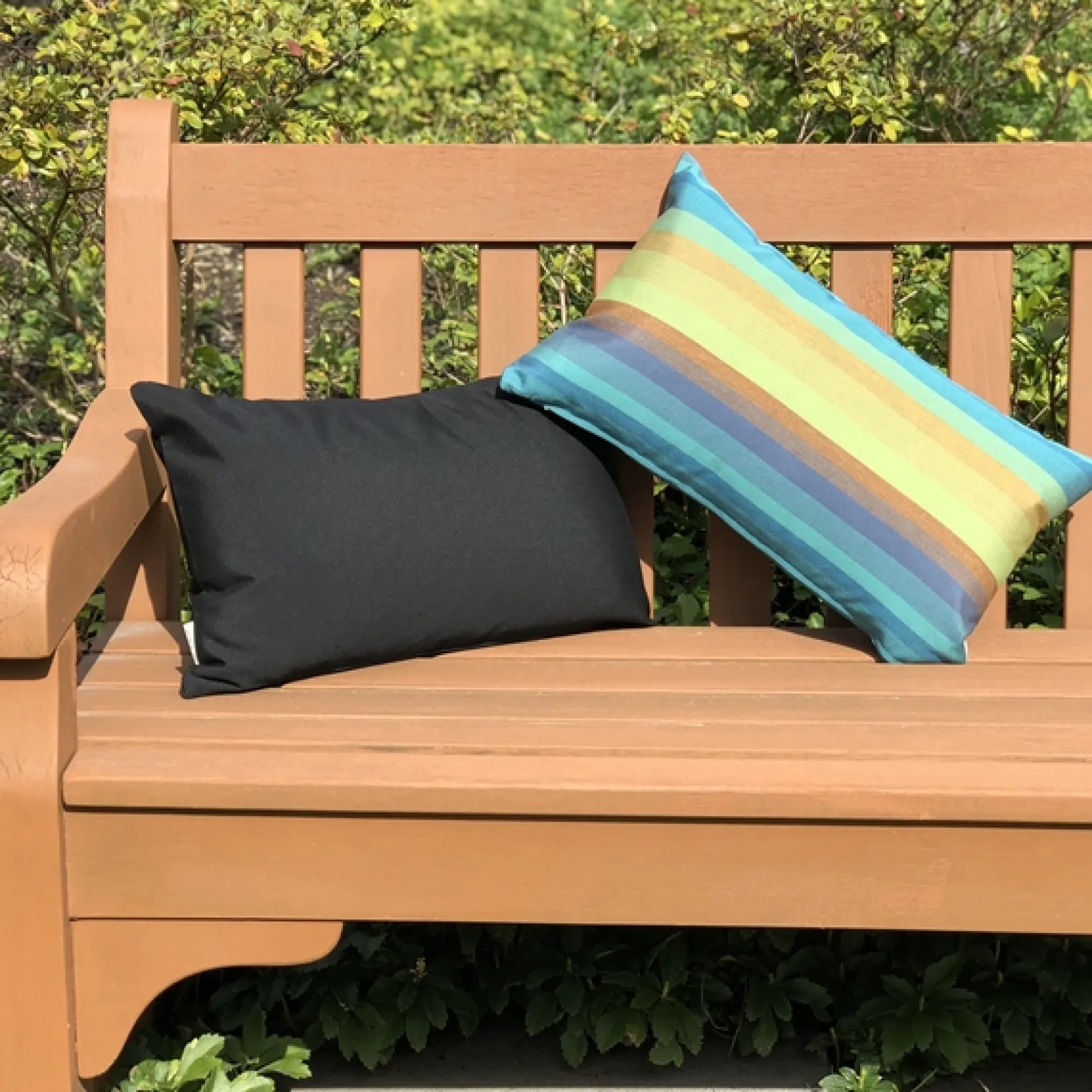 Sunbrella Astoria Lagoon 12x19 Outdoor Pillow
