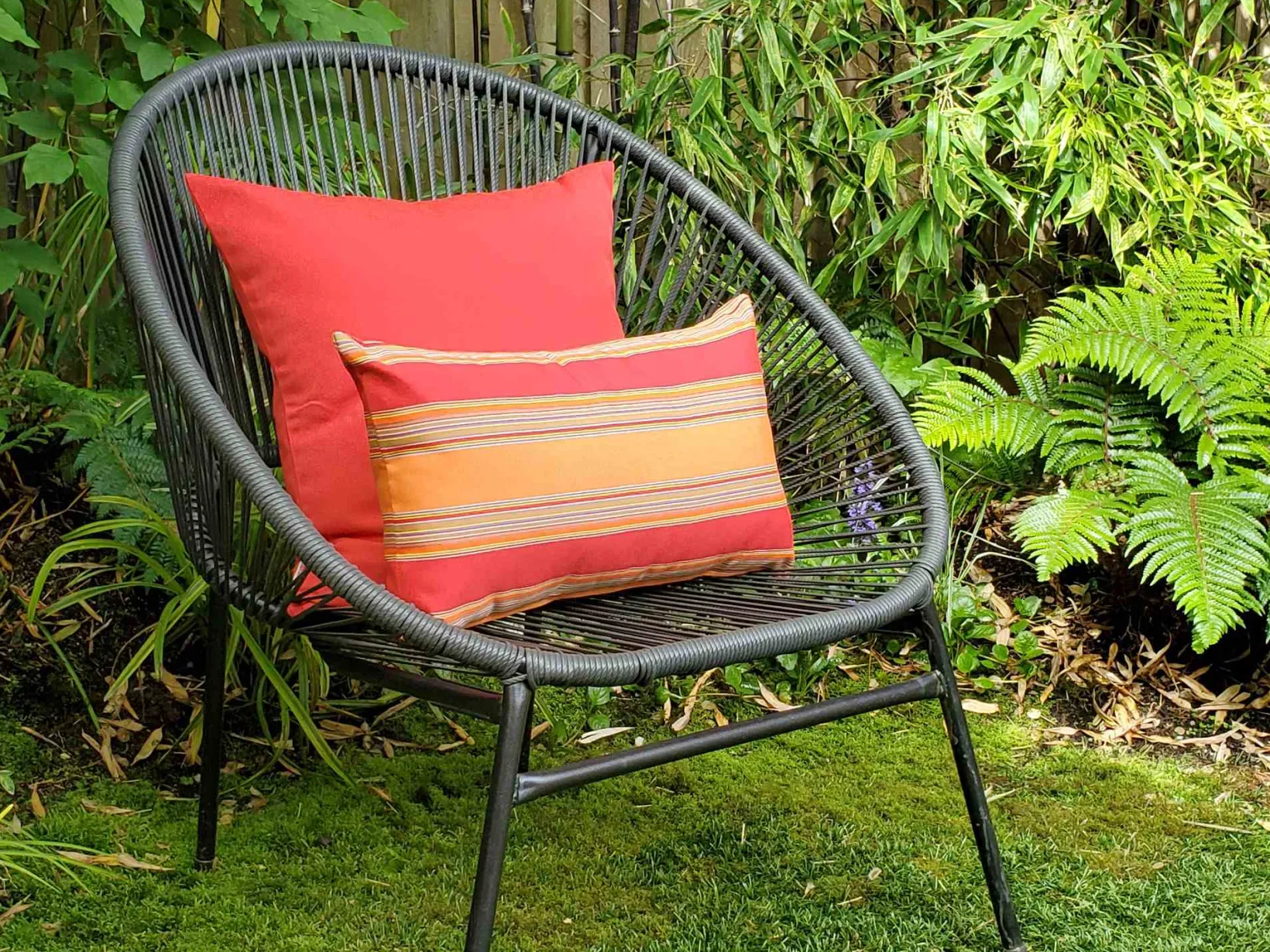 Sunbrella Bravada Salsa 12x19 Outdoor Pillow