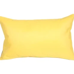 Sunbrella Buttercup Yellow 12x19 Outdoor Pillow