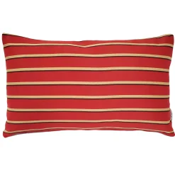 Sunbrella Harwood Crimson Outdoor Pillow 12x19