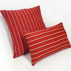 Sunbrella Harwood Crimson Outdoor Pillow 12x19