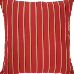 Sunbrella Harwood Crimson Outdoor Pillow 20x20