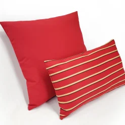 Sunbrella Jockey Red Outdoor Pillow 20x20