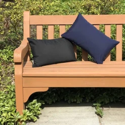 Sunbrella Navy Blue 12x19 Outdoor Pillow