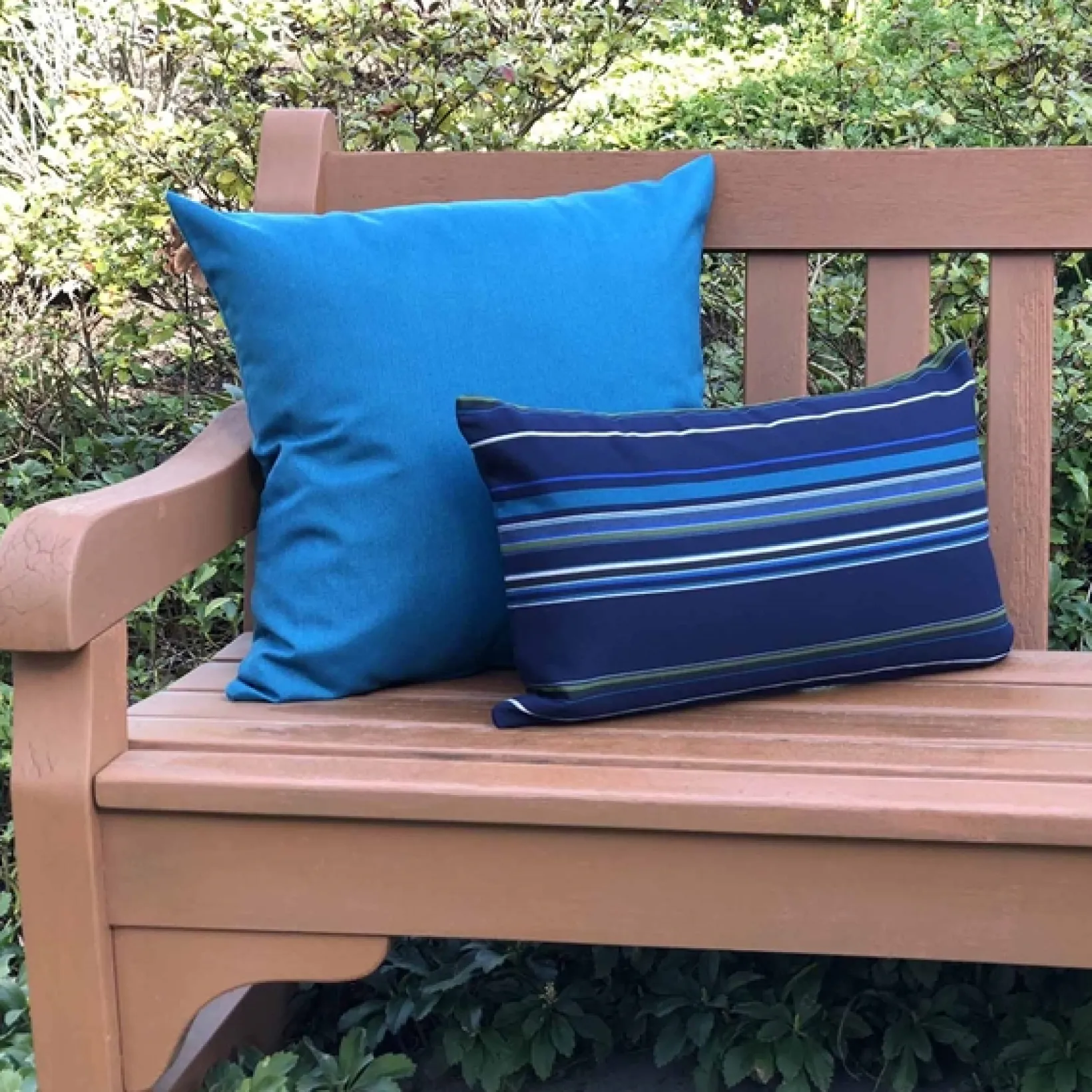 Sunbrella Peacock Outdoor Pillow 20x20