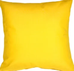 Sunbrella Sunflower Yellow 20x20 Outdoor Pillow