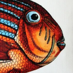 Surgeonfish Fish Pillow 12x19