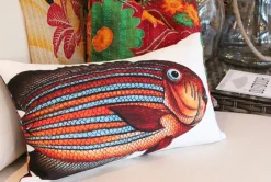 Surgeonfish Fish Pillow 12x19