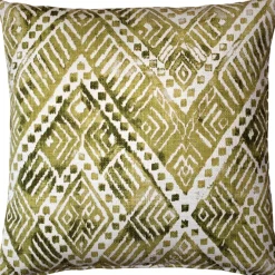 Tangga Green Throw Pillow 20X20