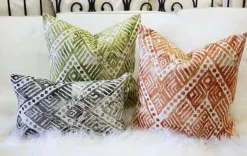 Tangga Green Throw Pillow 20X20