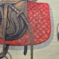 The Saddle Room Belgian Tapestry Throw Pillow 19x19