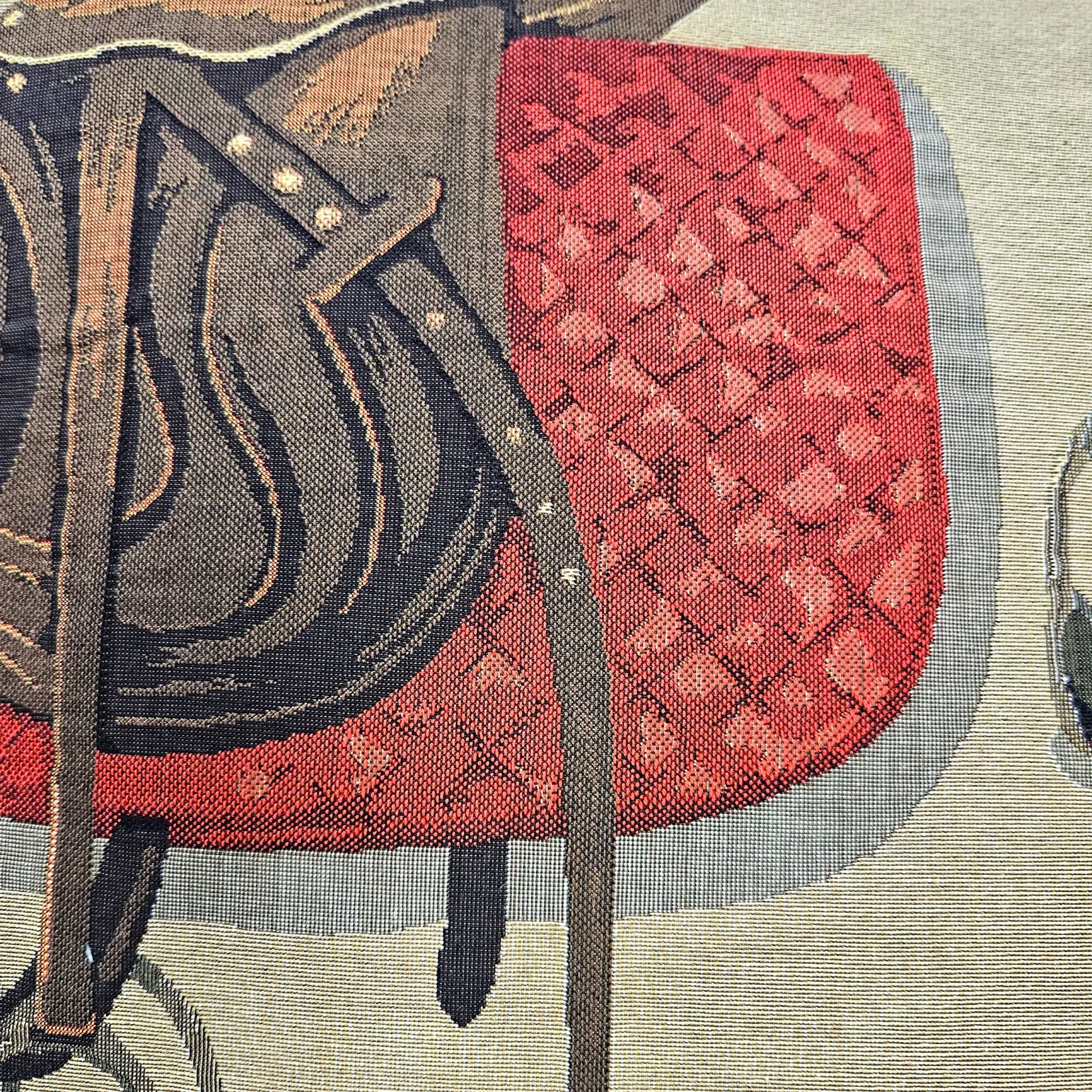 The Saddle Room Belgian Tapestry Throw Pillow 19x19