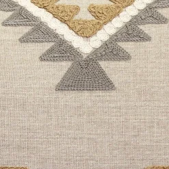 Tulum Ranch Embroidered Throw Pillow 12x20